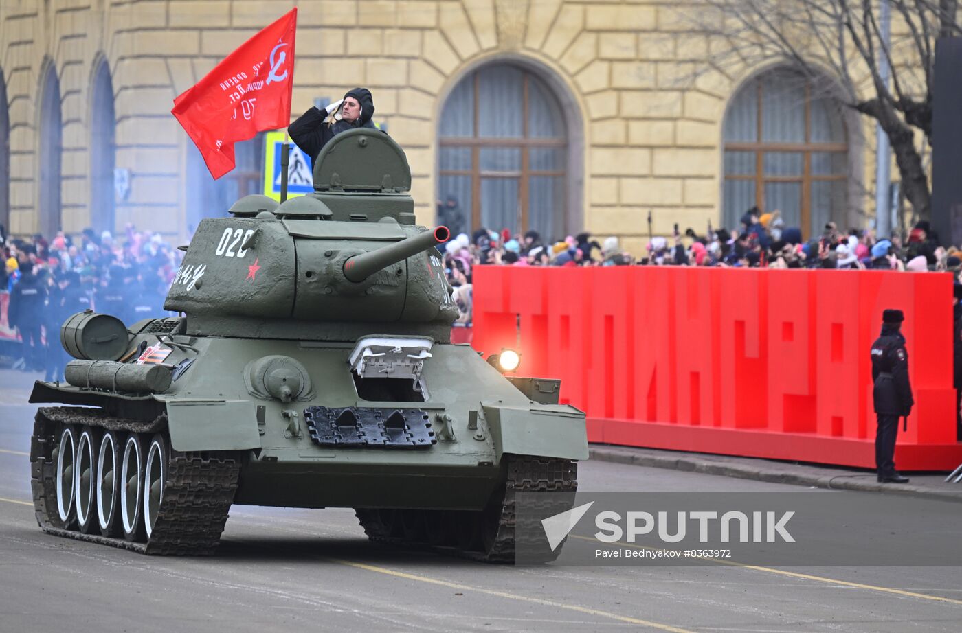 Russia WWII Stalingrad Battle Anniversary Parade