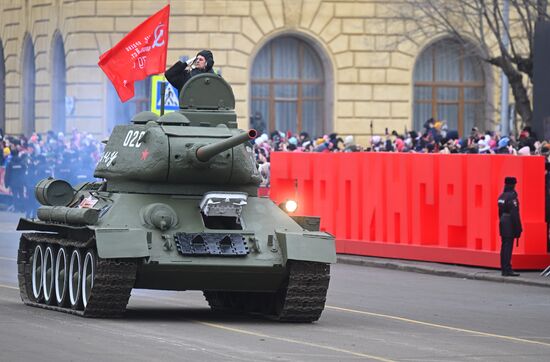 Russia WWII Stalingrad Battle Anniversary Parade