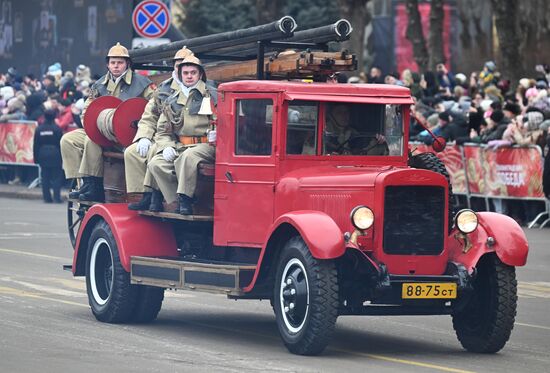 Russia WWII Stalingrad Battle Anniversary Parade