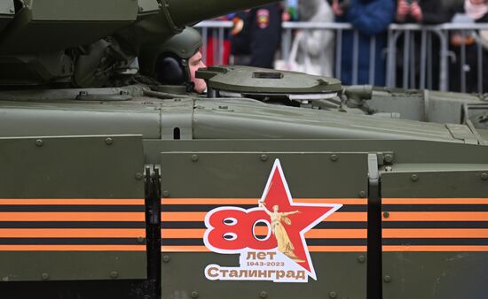 Russia WWII Stalingrad Battle Anniversary Parade