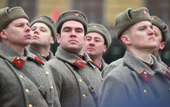 Russia WWII Stalingrad Battle Anniversary Parade