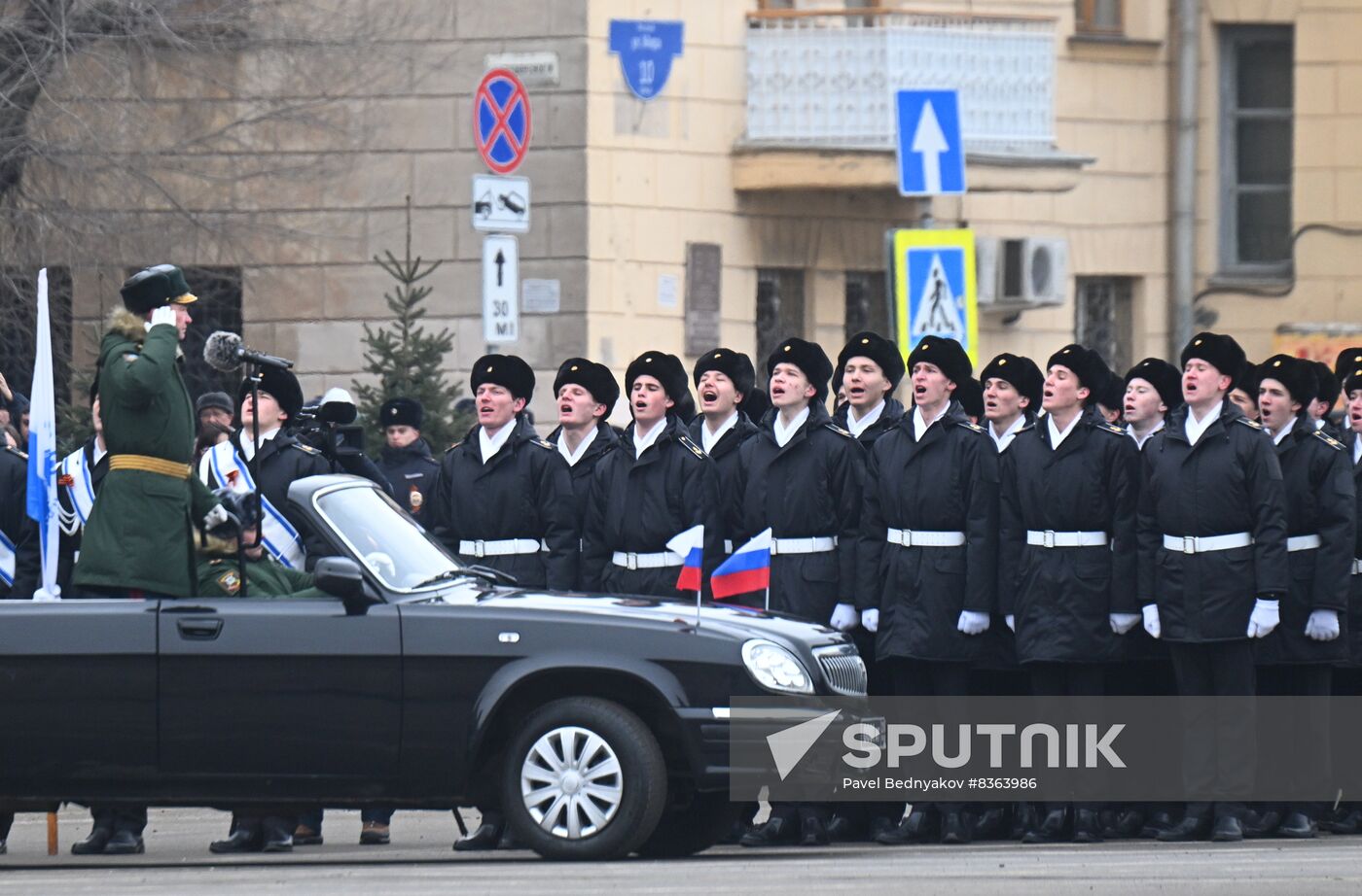 Russia WWII Stalingrad Battle Anniversary Parade