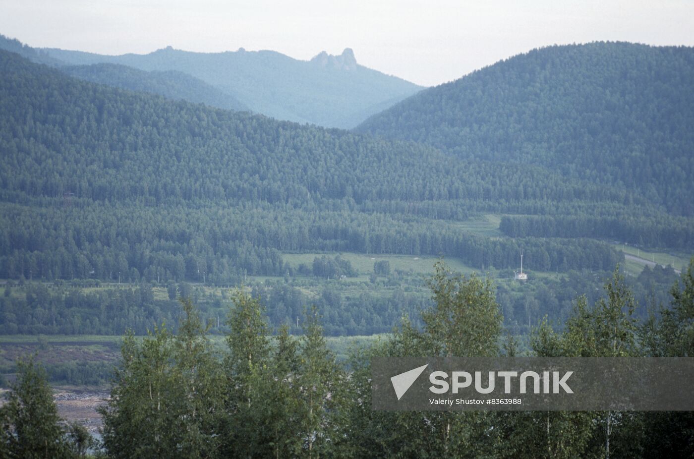 Outskirts of Ovsyanka village, birthplace of writer Viktor Astafyev