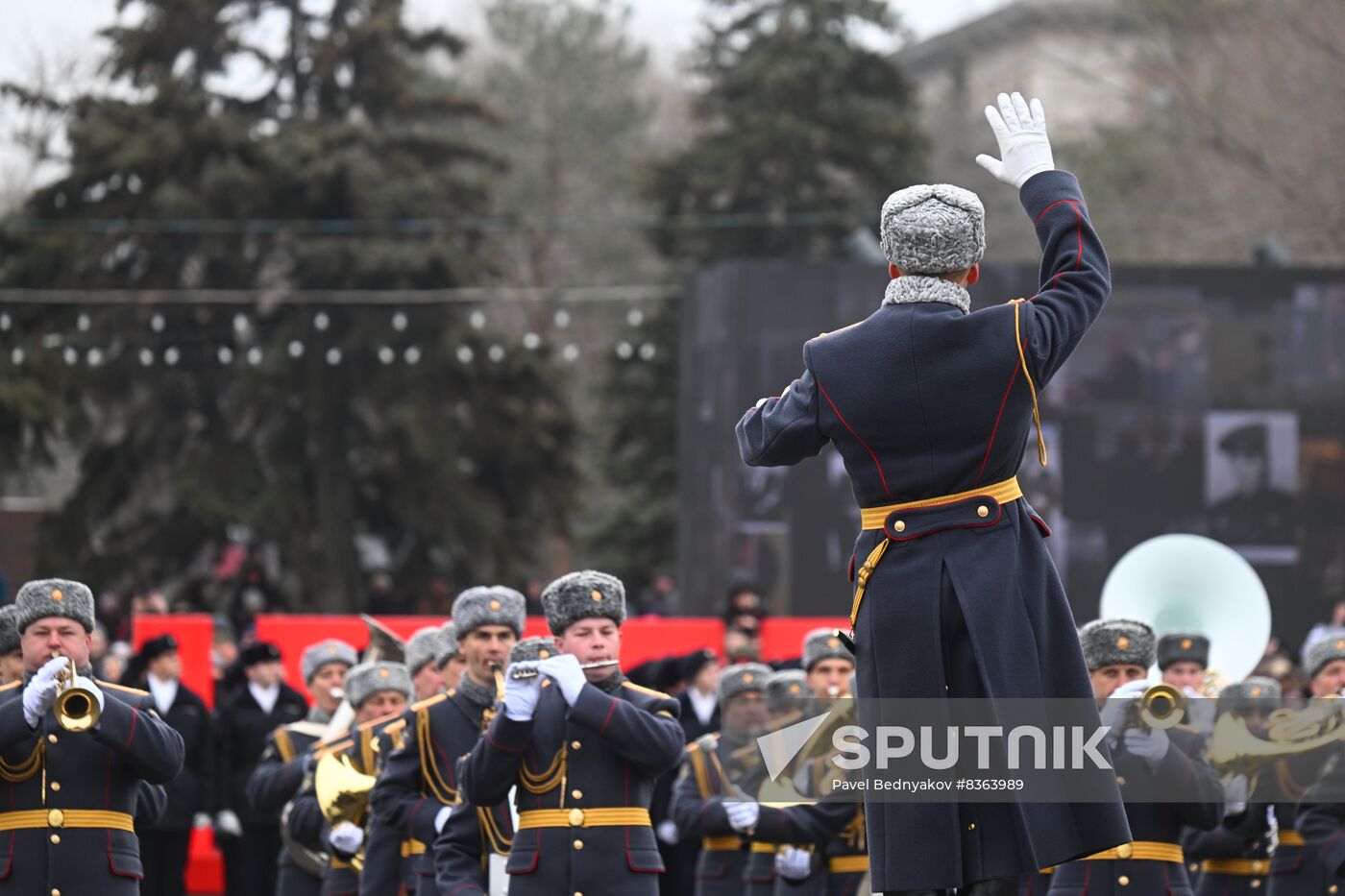 Russia WWII Stalingrad Battle Anniversary Parade