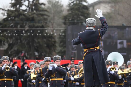 Russia WWII Stalingrad Battle Anniversary Parade