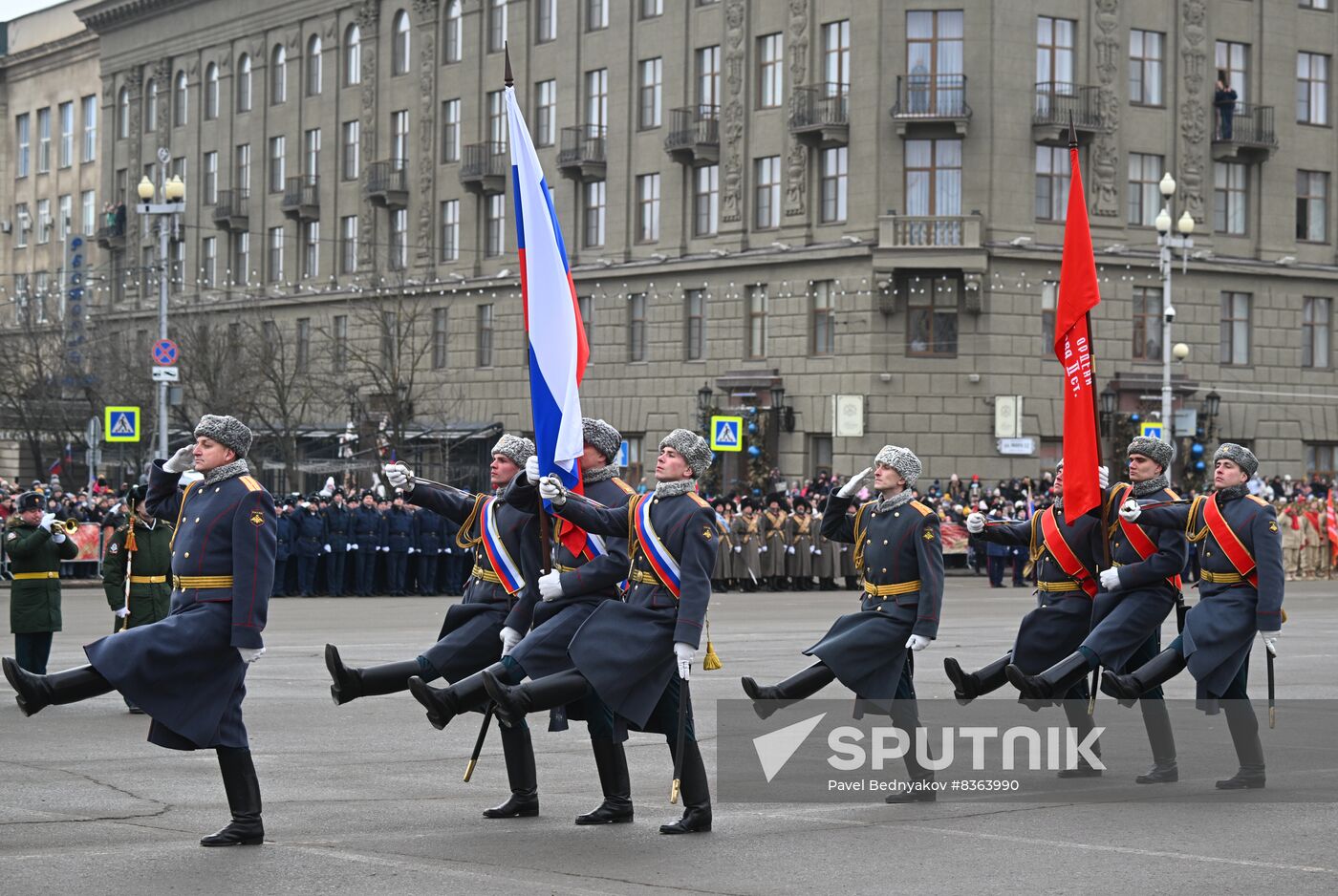 Russia WWII Stalingrad Battle Anniversary Parade