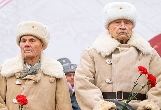 Russia WWII Stalingrad Battle Anniversary Parade