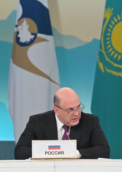Kazakhstan Mishustin Eurasian Intergovernmental Council