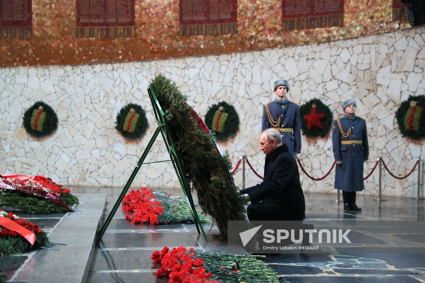 Russia Putin WWII Stalingrad Battle Anniversary