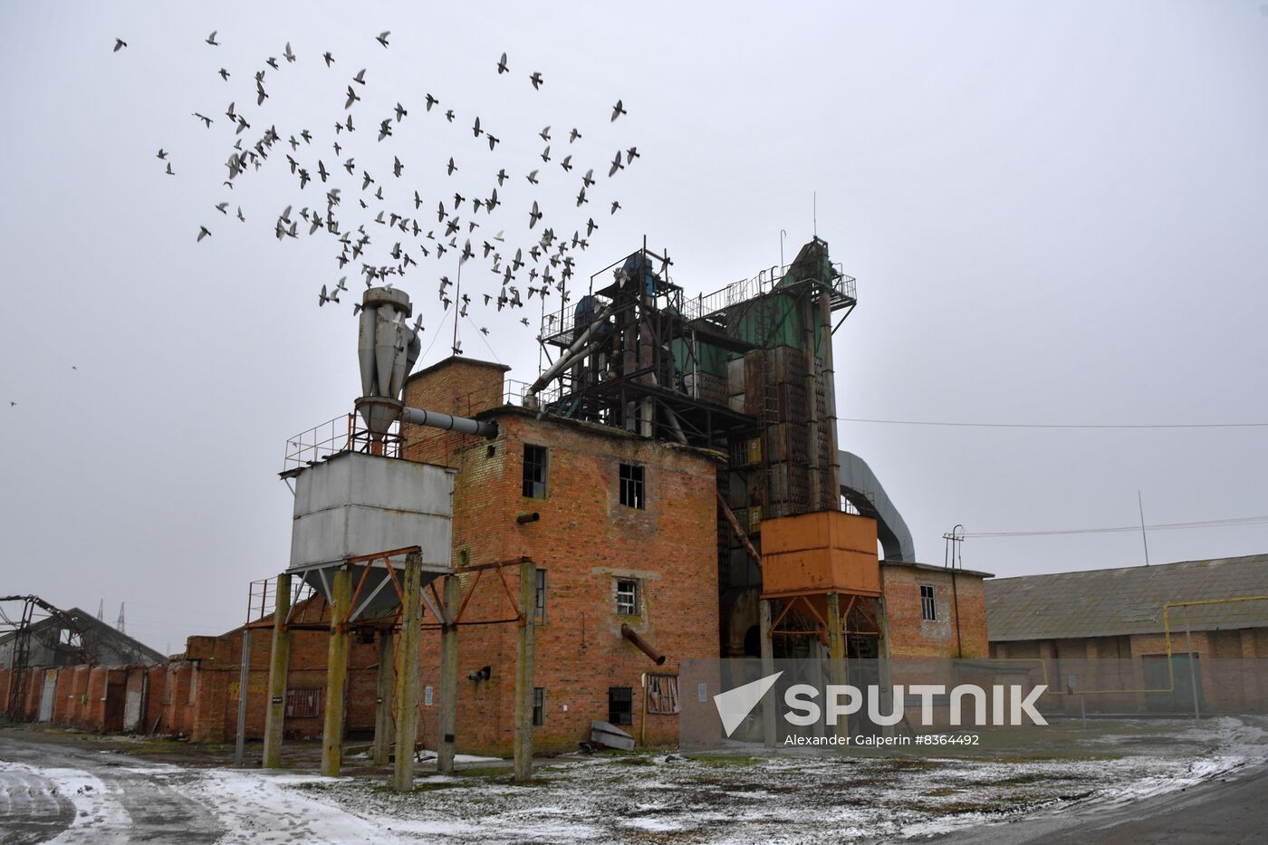 Russia Ukraine Military Operation Grain Elevator