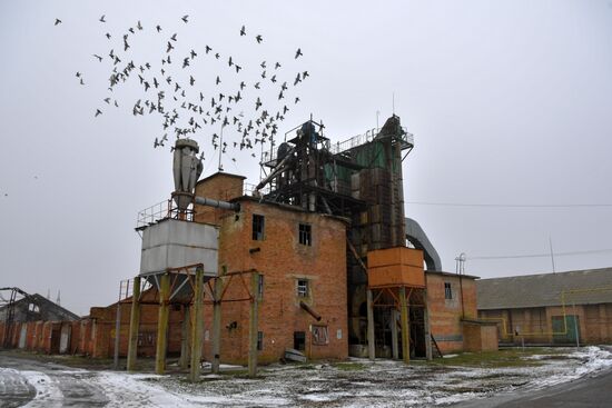 Russia Ukraine Military Operation Grain Elevator