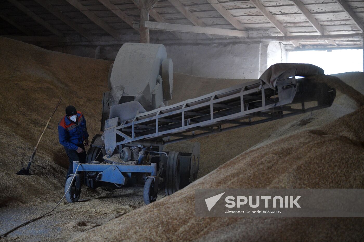 Russia Ukraine Military Operation Grain Elevator