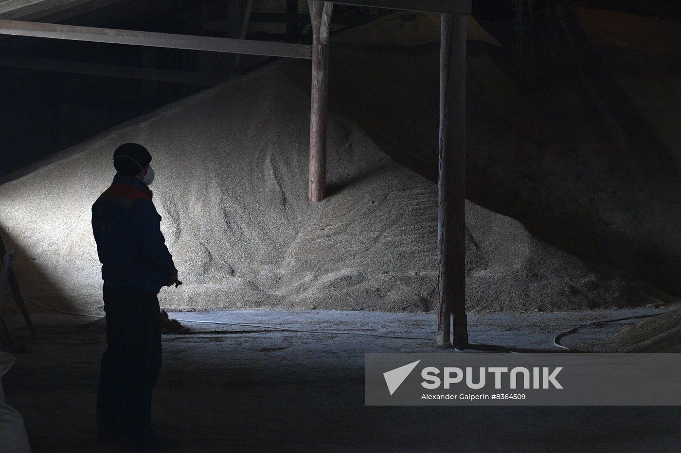 Russia Ukraine Military Operation Grain Elevator