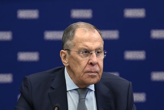 Russia Lavrov United Russia Party Council