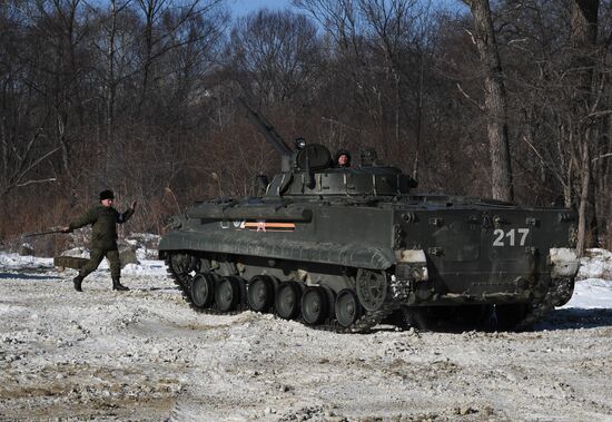 Russia Navy Marines Drills