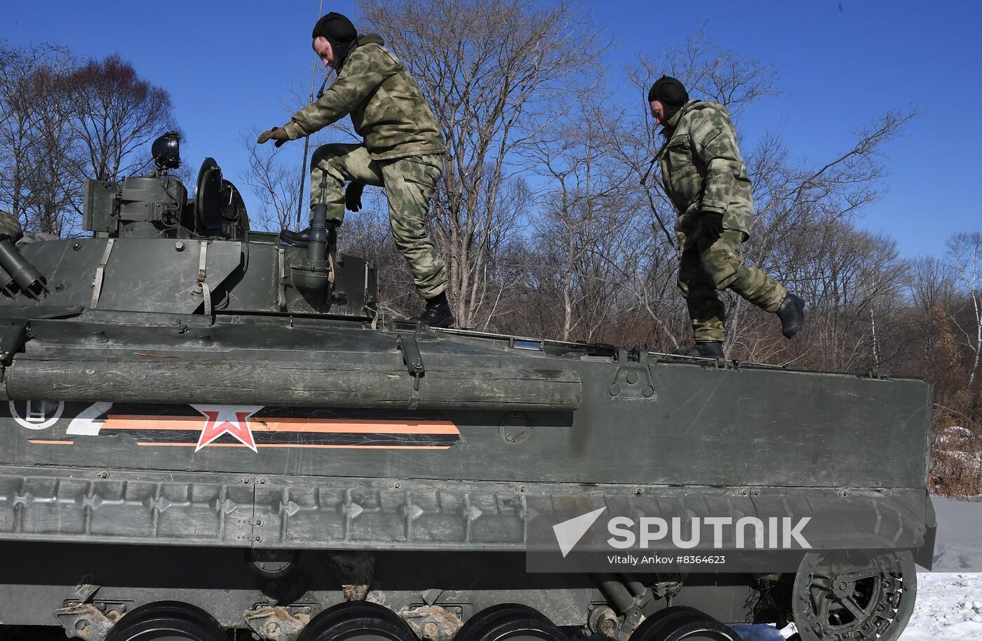 Russia Navy Marines Drills