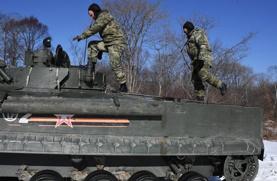 Russia Navy Marines Drills