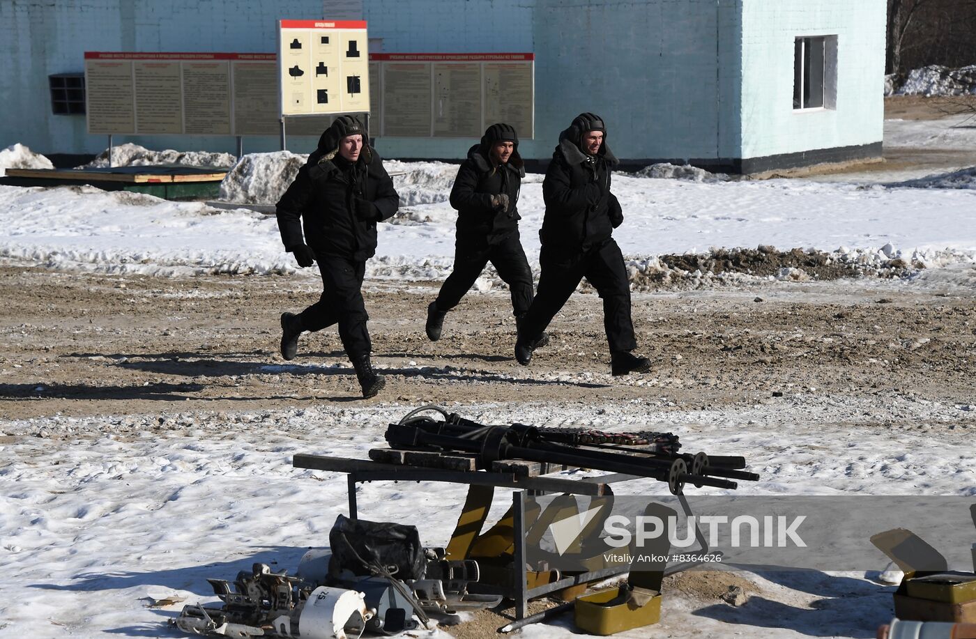 Russia Navy Marines Drills