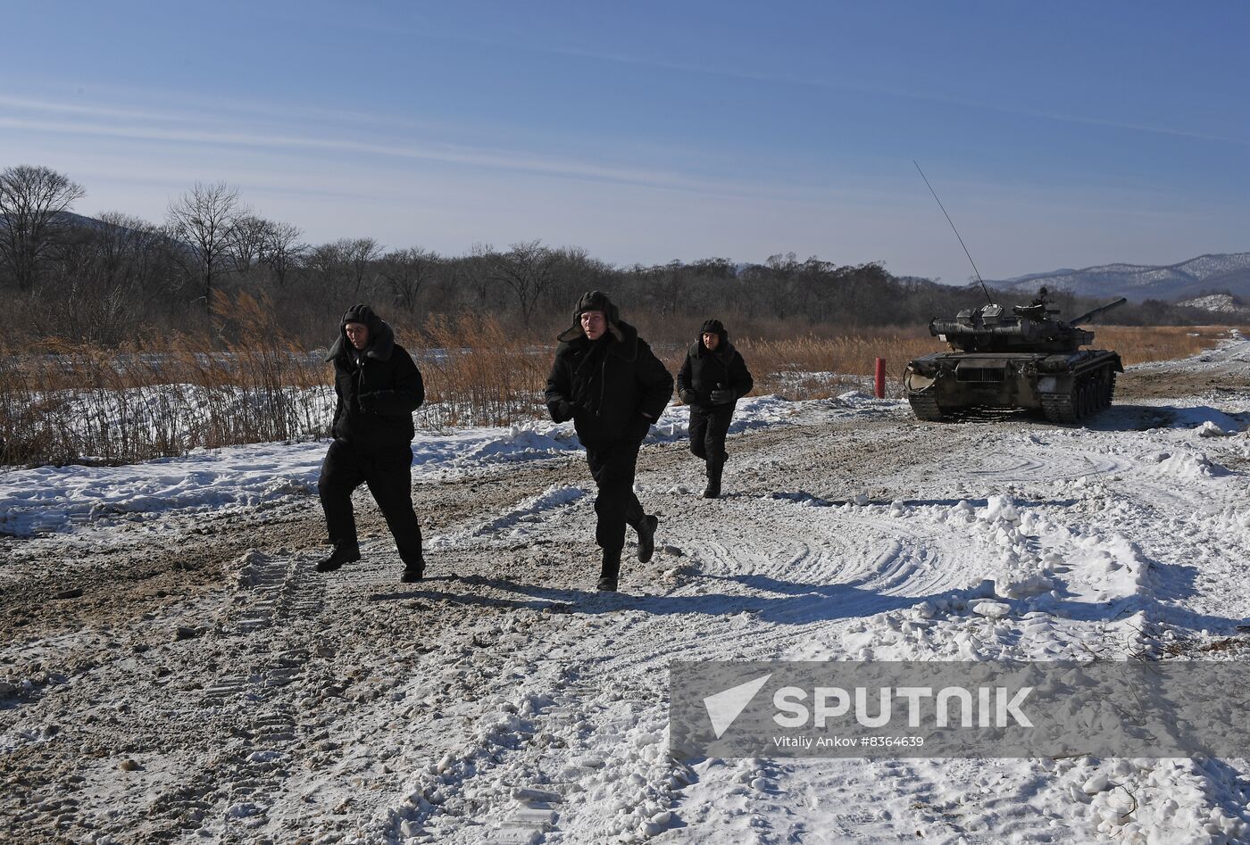 Russia Navy Marines Drills