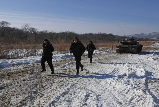 Russia Navy Marines Drills