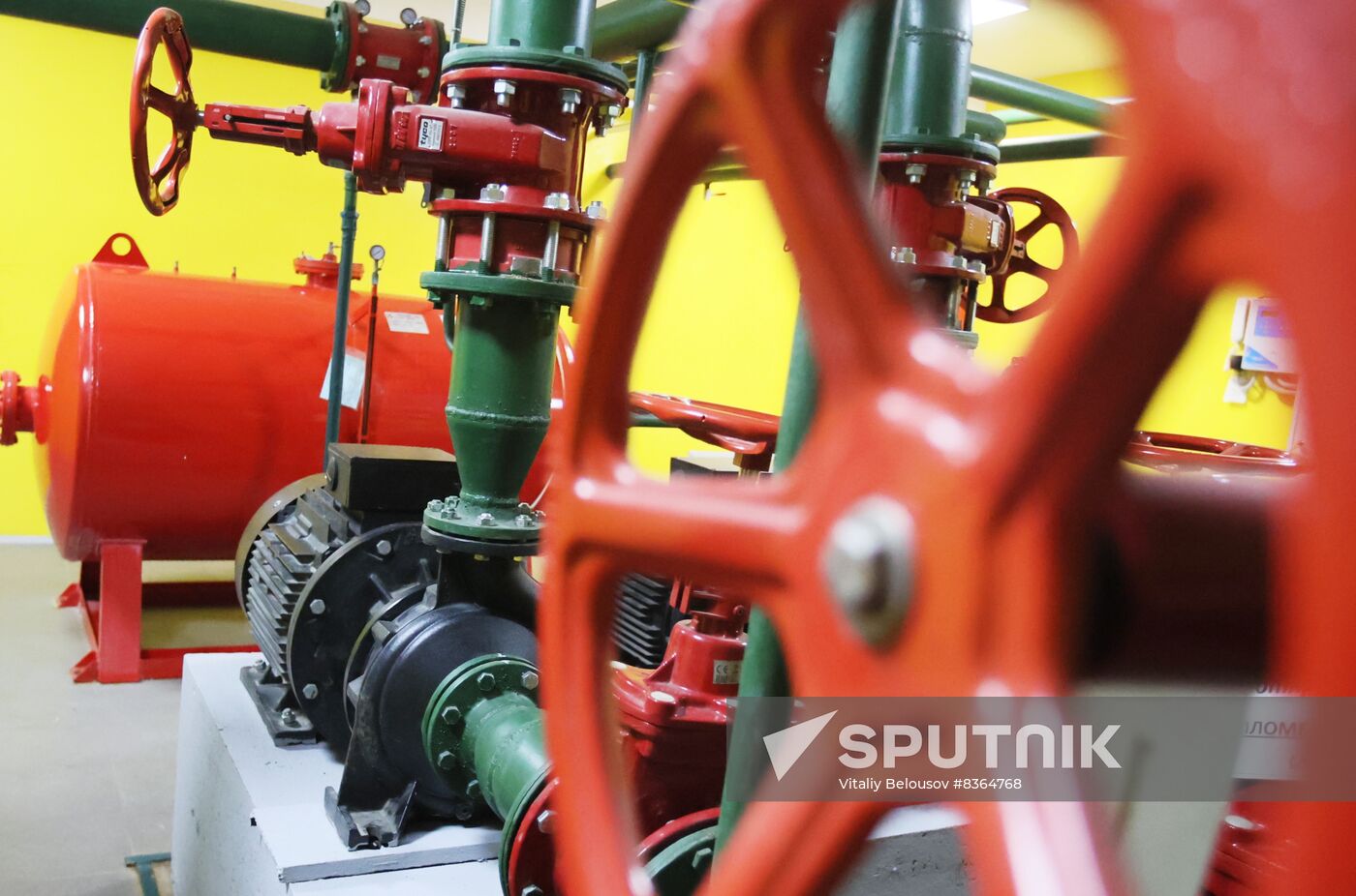 Fire protection equipment at enterprise
