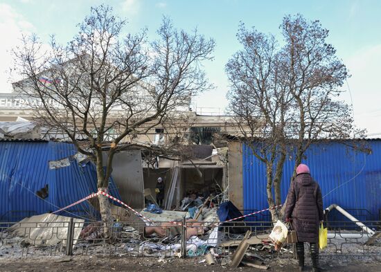 Russia Ukraine Military Operation Shelling