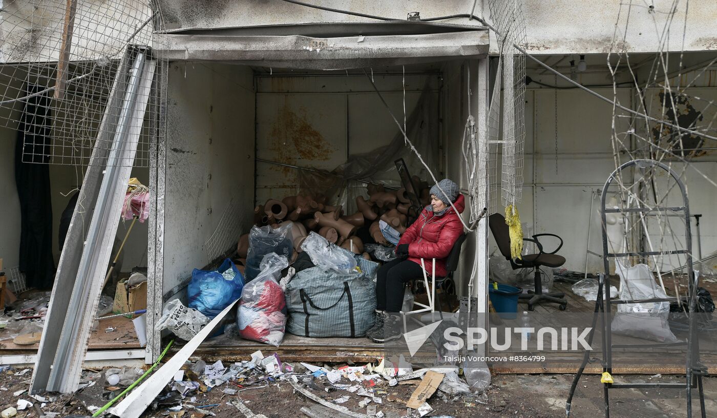 Russia Ukraine Military Operation Shelling