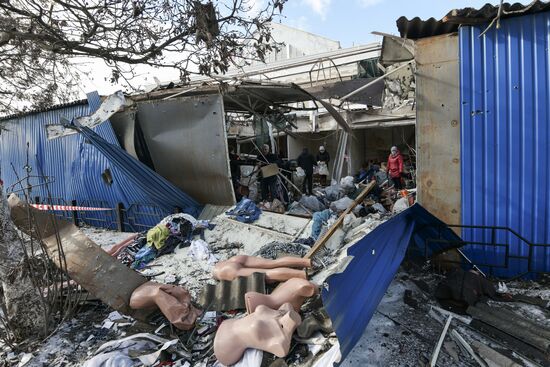 Russia Ukraine Military Operation Shelling