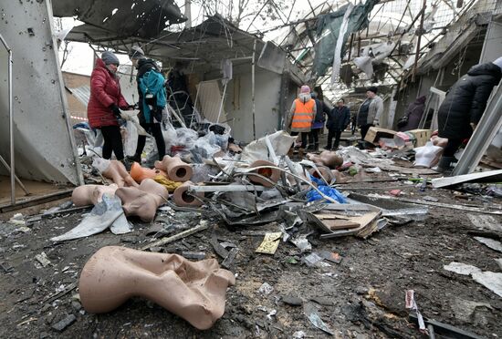 Russia Ukraine Military Operation Shelling