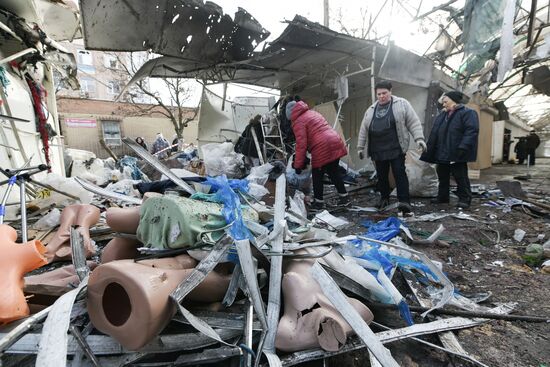 Russia Ukraine Military Operation Shelling