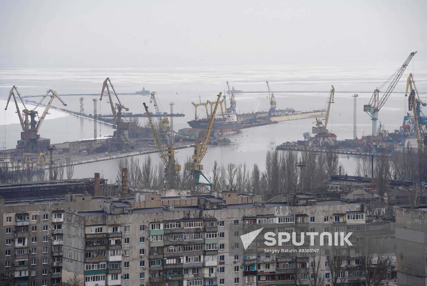 Russia Ukraine Military Operation Mariupol Sea Port