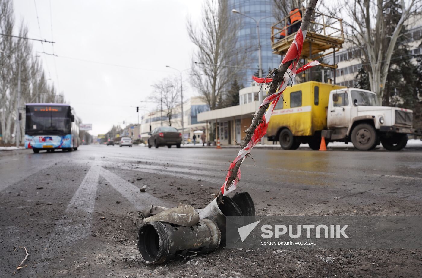 Russia Ukraine Military Operation Shelling