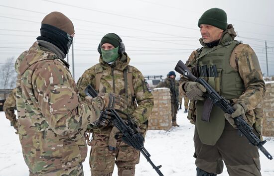 Russia Ukraine Military Operation Troops Training