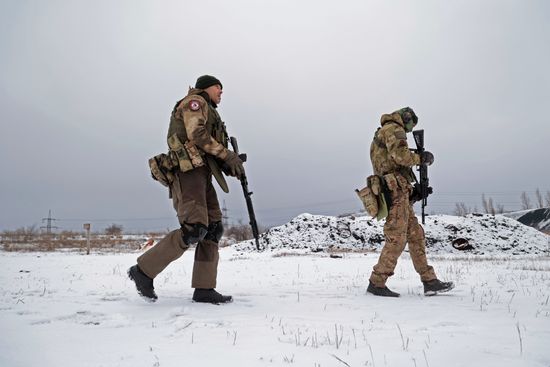 Russia Ukraine Military Operation Troops Training