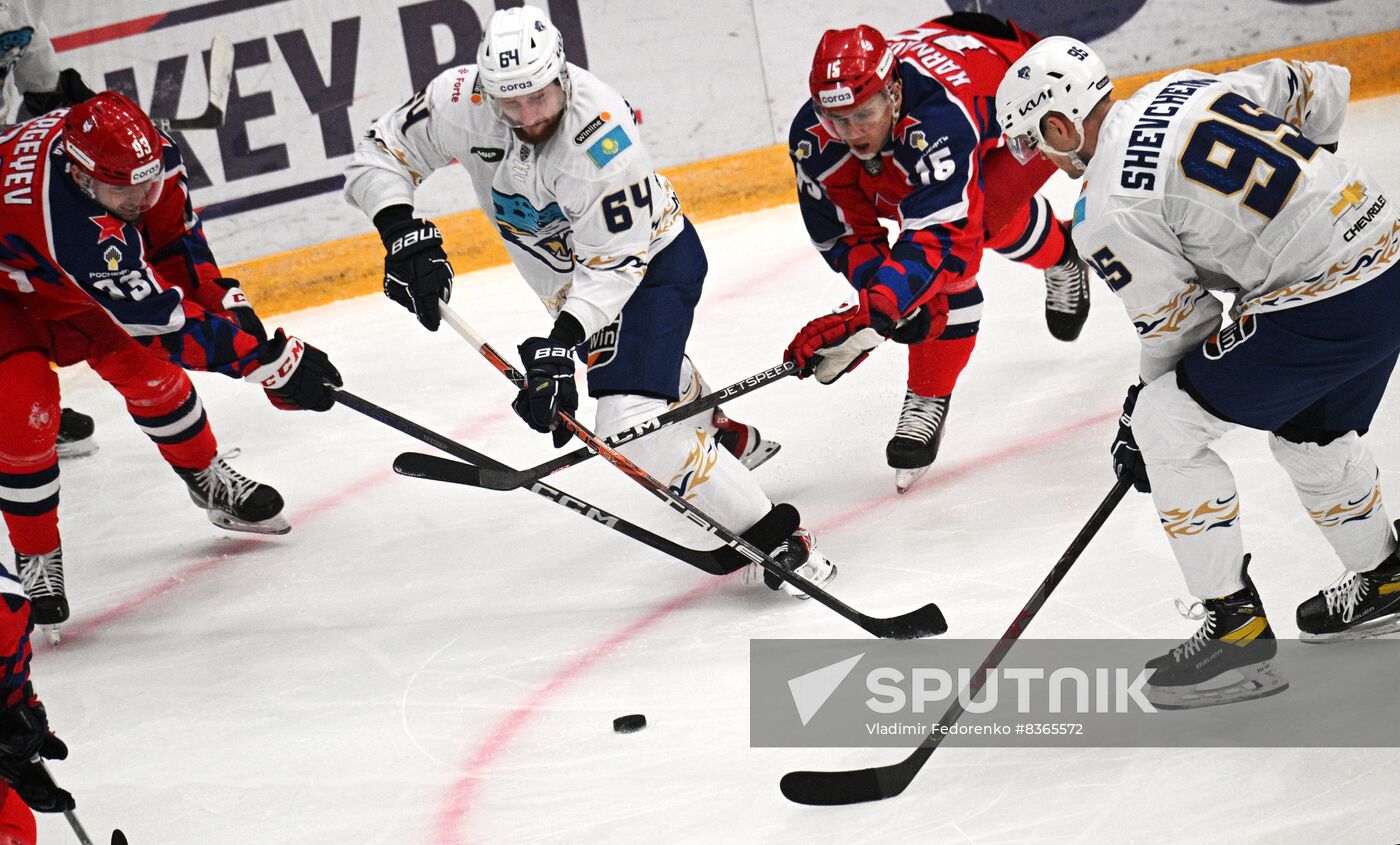 Russia Ice Hockey Kontinental League CSKA - Barys