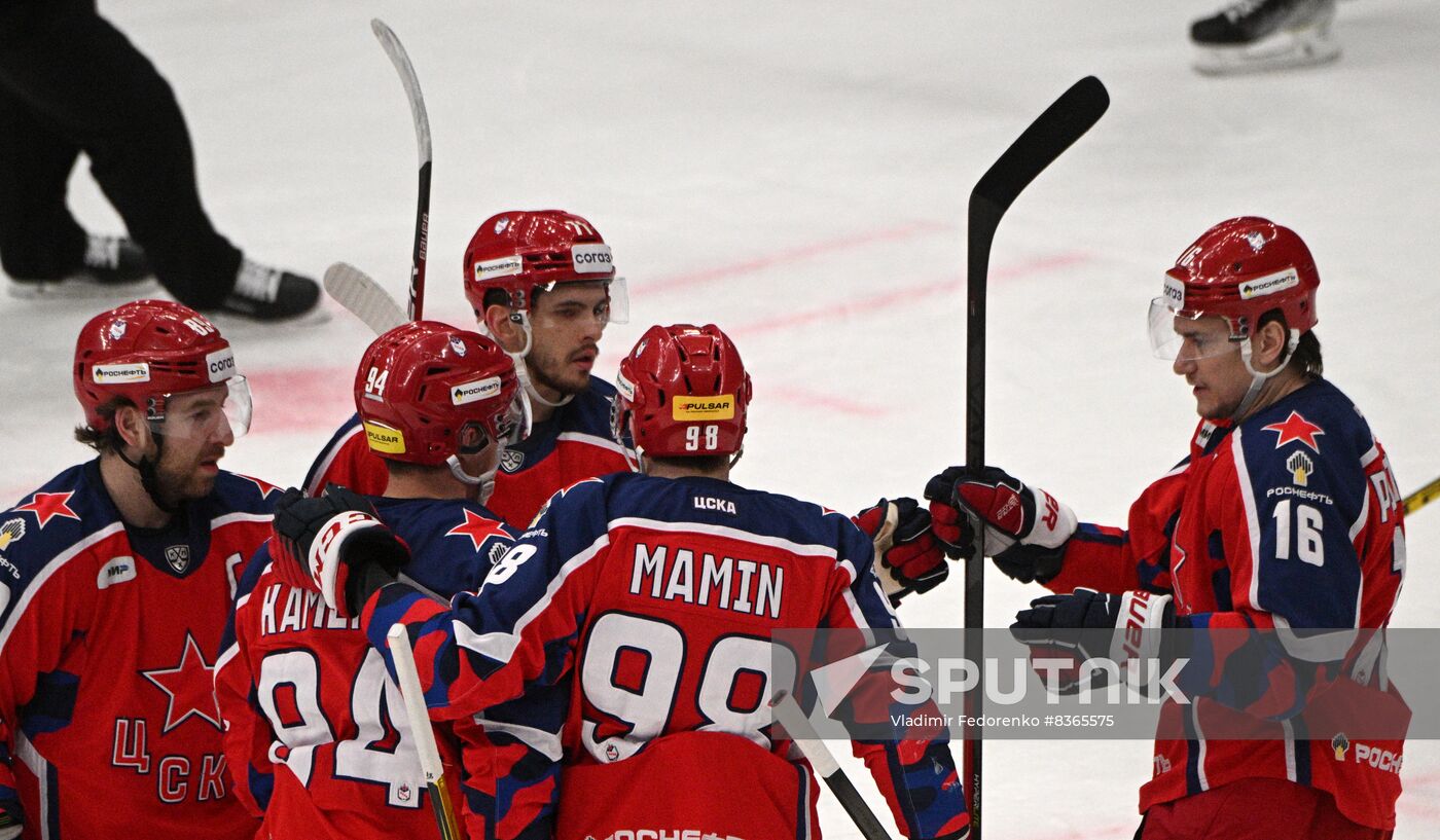 Russia Ice Hockey Kontinental League CSKA - Barys