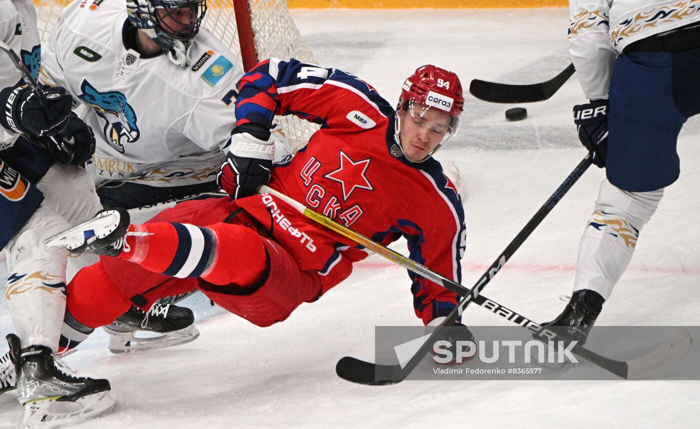 Russia Ice Hockey Kontinental League CSKA - Barys