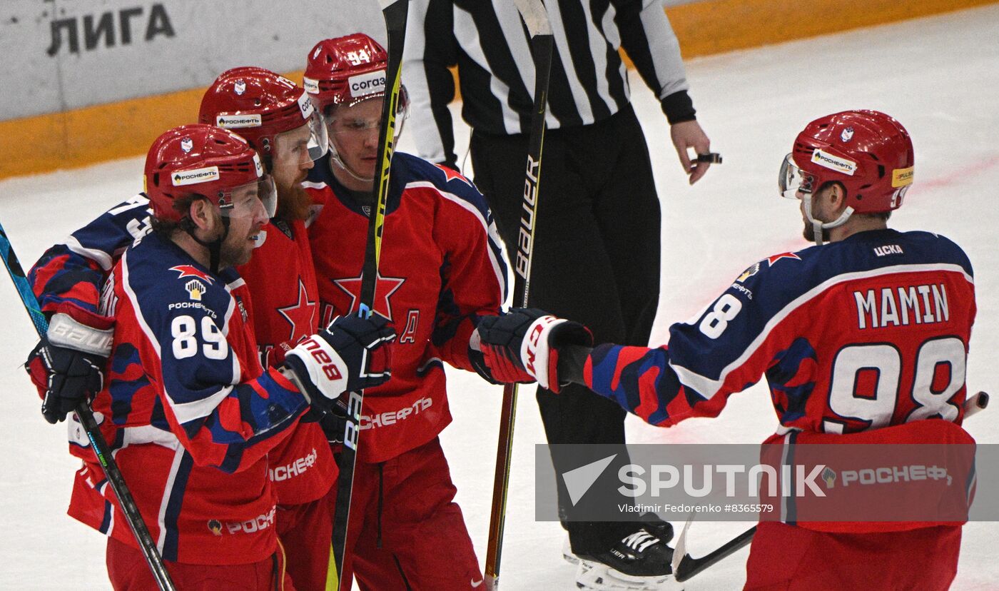 Russia Ice Hockey Kontinental League CSKA - Barys