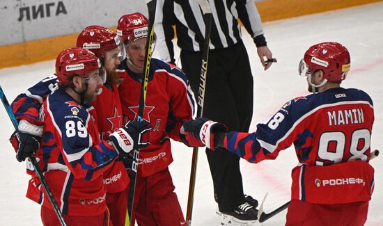 Russia Ice Hockey Kontinental League CSKA - Barys