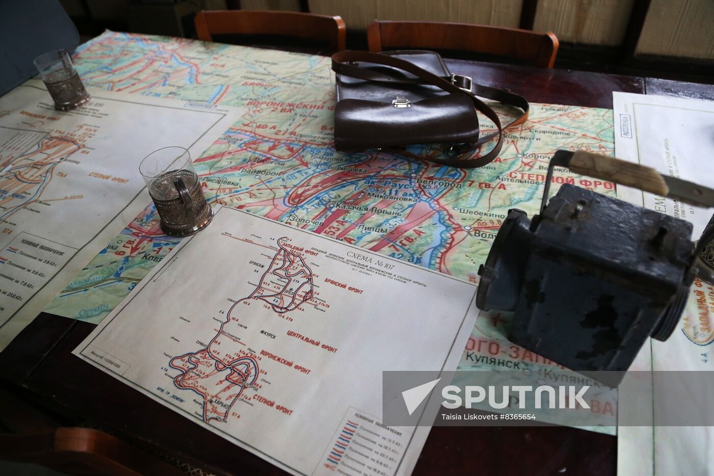 Launching vintage train Road of Courage in Belgorod Region