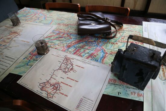 Launching vintage train Road of Courage in Belgorod Region