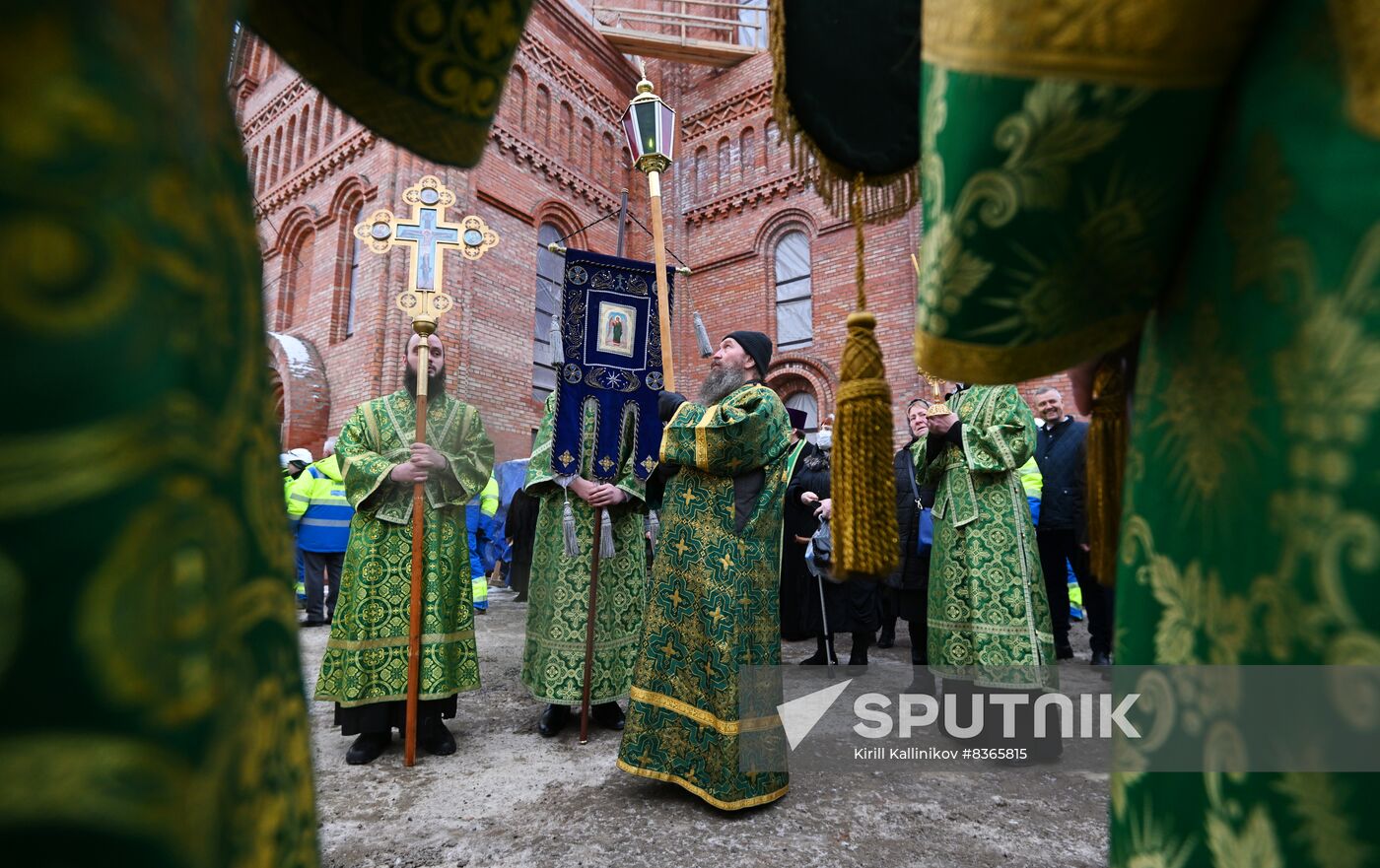 Russia Religion Orthodox Church Construction
