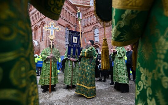 Russia Religion Orthodox Church Construction