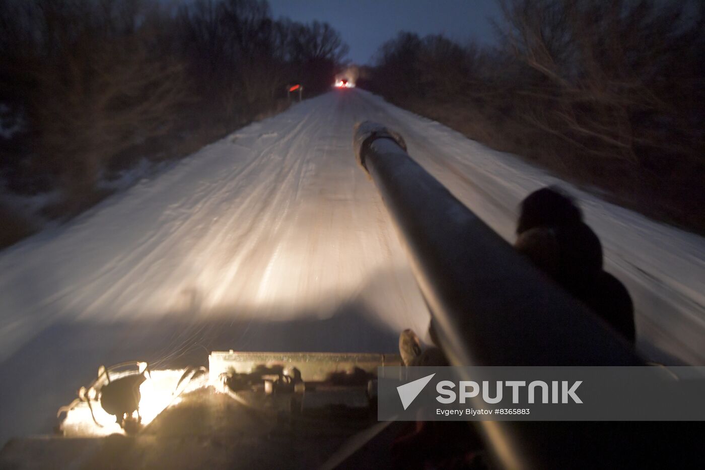 Russia Ukraine Military Operation Equipment Transporting