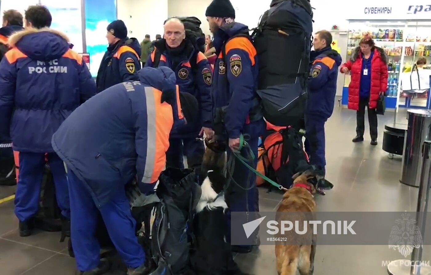 Russia Turkey Earthquake Aid