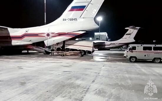 Russia Turkey Earthquake Aid