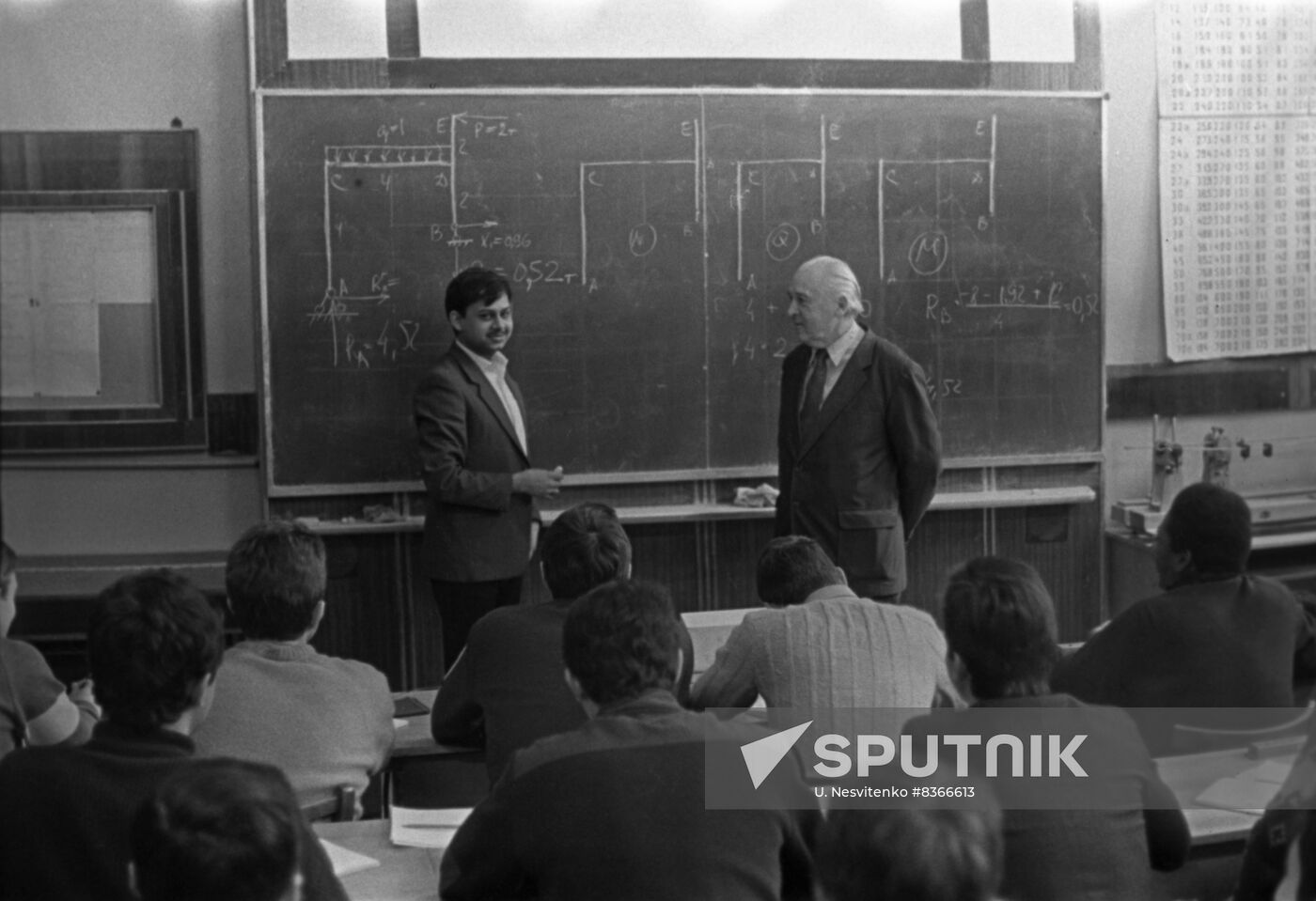 Indian student studying at Kharkov Polytechnic Institute