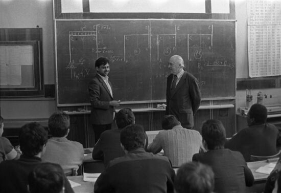 Indian student studying at Kharkov Polytechnic Institute