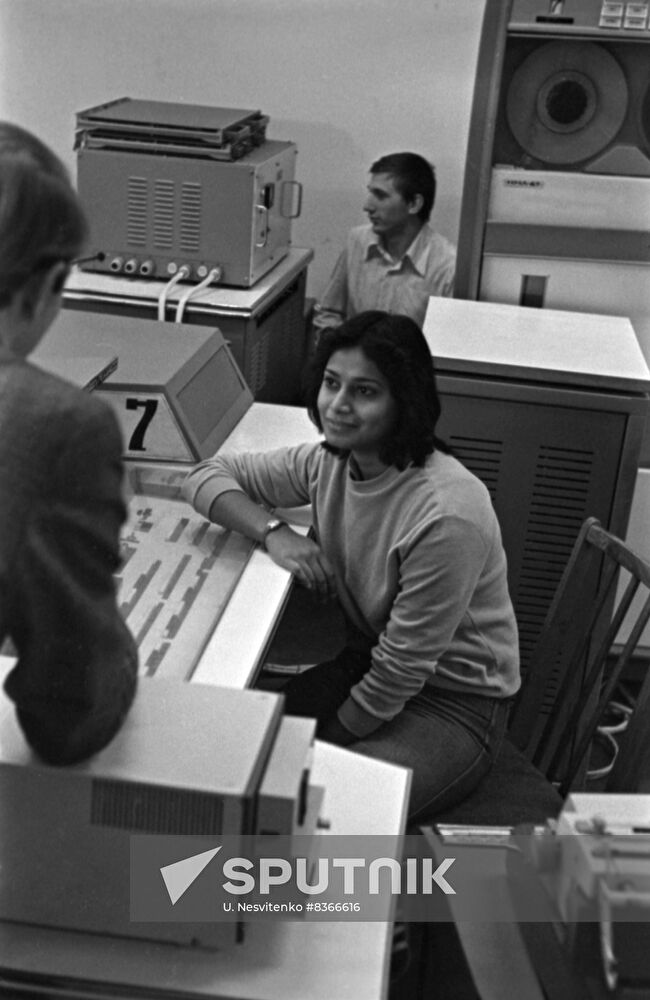 Indian student studying at Kharkov Polytechnic Institute