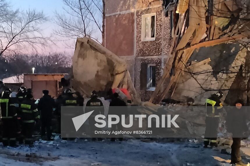 Russia Gas Explosion
